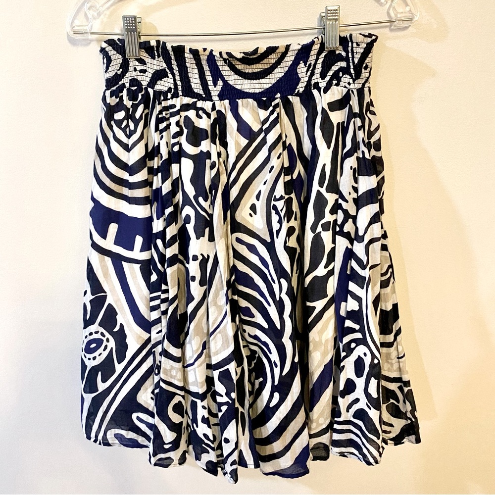 Banana Republic elastic waist cotton circle skirt M